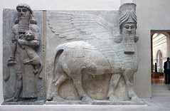 King Ashurbanipal 
-Kept libraries, ziggurat form, and Sumerian texts 
-Lamassu guards palace