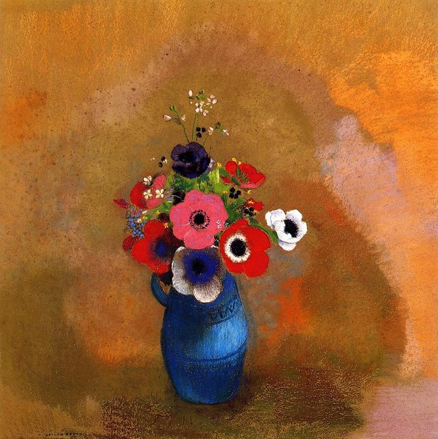 Bouquet of Anemones by Odilon Redon