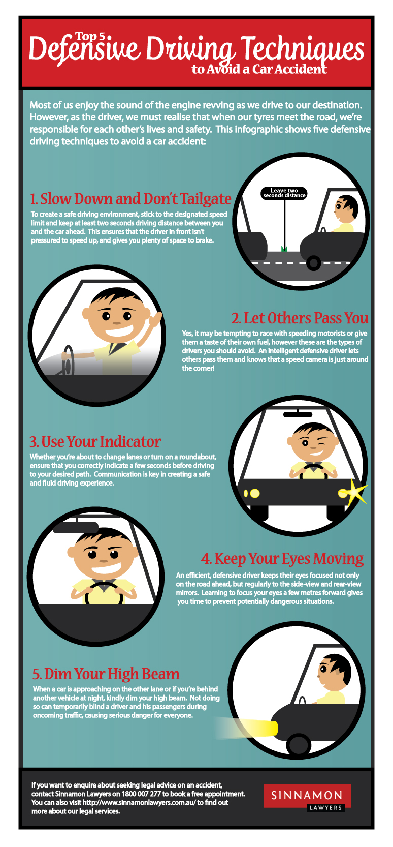 Defensive Driving Infographic