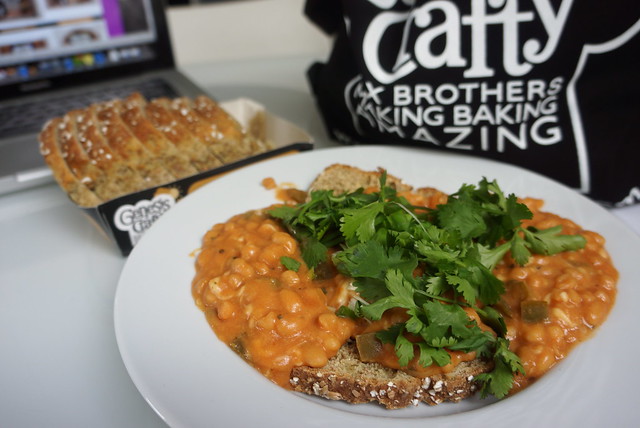 Cheesy Chipotle Beans on Toast - DSC04921
