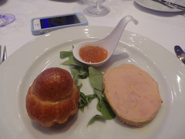 global summit closing dinner foie gras Paris 023