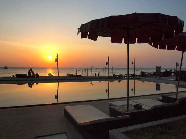 Sunset at Sri Lanta Resort, Koh Lanta