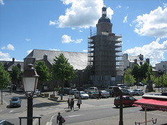 Reconstruction du clocher de l-Eglise Saint Michel, Lesneven - Photo of Le Drennec
