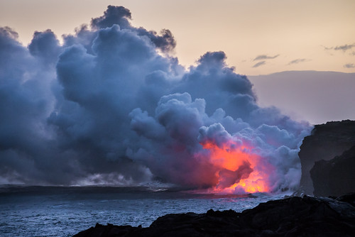 Lava Meets the Sea