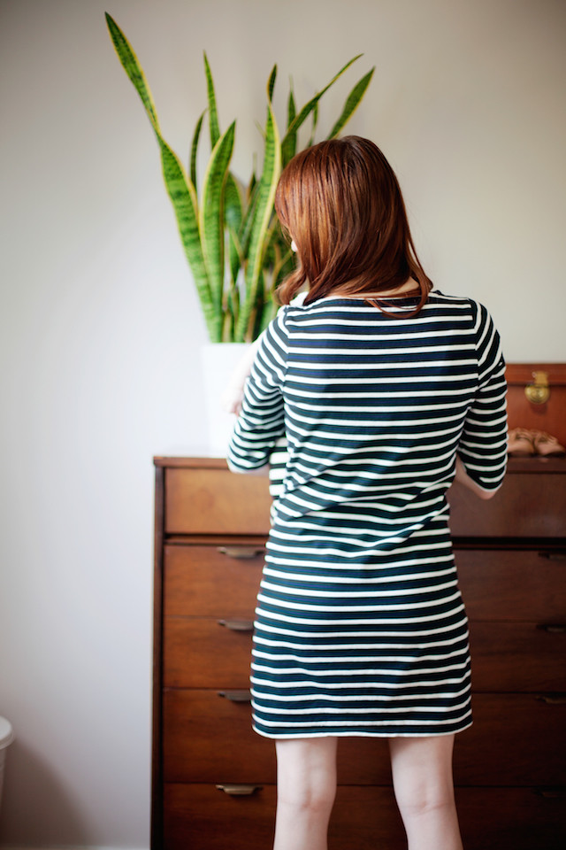 Mom Uniform - Striped Dress