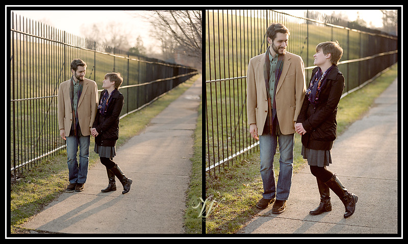 engagement couple photo photography Rochester NY Andrew Welsh Alex Deb Highland Park