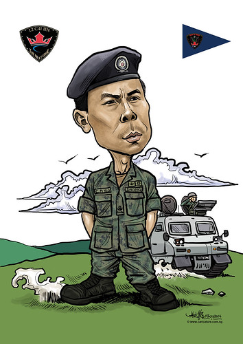 digital caricature for SAF - 02042014