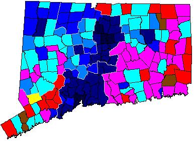 CT 06 House results by town