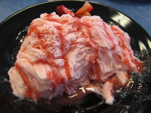 Snow Monster strawberry shaved ice