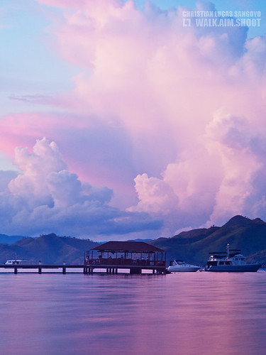 pink sea water clouds sunrise bay asia pastel jetty philippines wharf coron palawan 2014 mimaropa walkaimshoot christianlsangoyo
