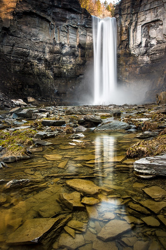 ny reflection landscape waterfall waterfalls taughannockfalls