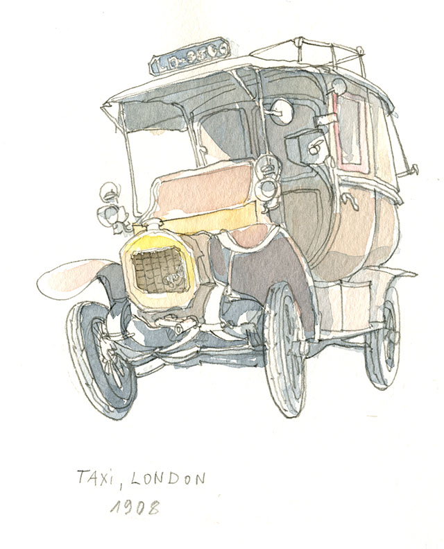 London Taxi from 1908