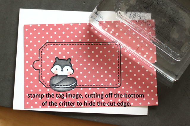 reverse paper-pieced tags