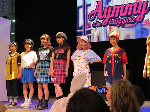Aymmy in the batty girls fashion show