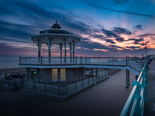 brighton bandstand uk sussex sunset architecture victorian