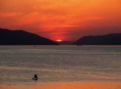 sunset pordosol sea sun sol mar fishing kagawa nigth pescador wather utazu