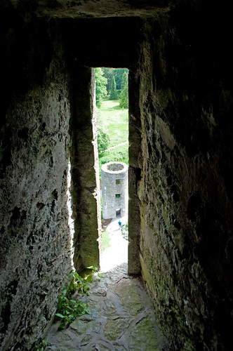 ireland countycork blarney castle window view tower