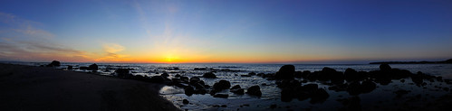 ocean panorama water sunrise see wasser sonnenaufgang ostsee balticsee
