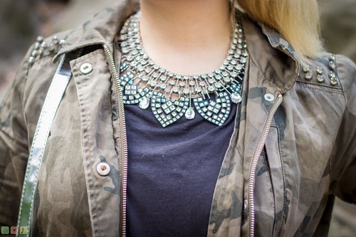 outfit-fashionblog-zara-kette-army-blazer