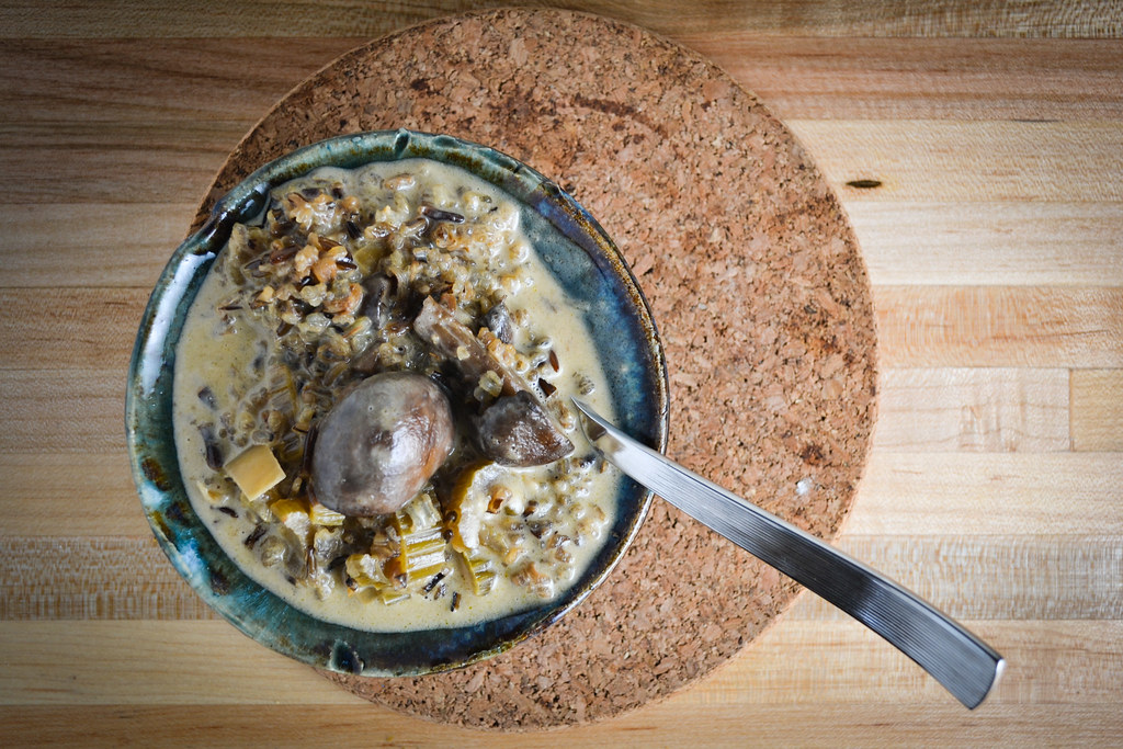 wild rice and mushroom soup | things i made today