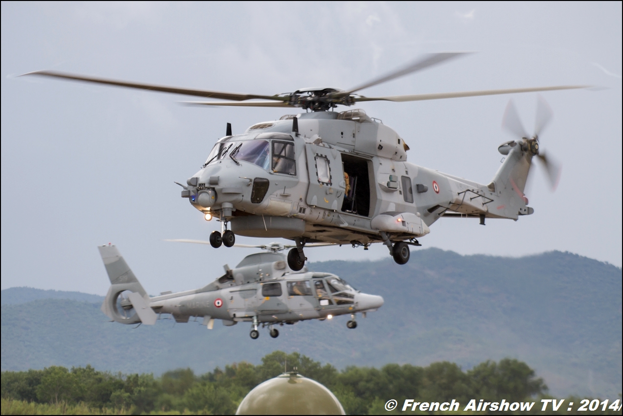 NH-90 Caiman, SA-365 Dauphin,AS-565 Panther, Lynx Marine JPO BAN Hyères 2014