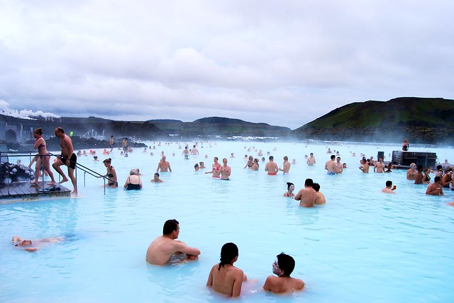 Blue bathing store