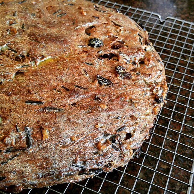 Cranberry, Walnut and Wild Rice Loaf