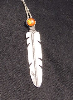 feather necklace by Wings