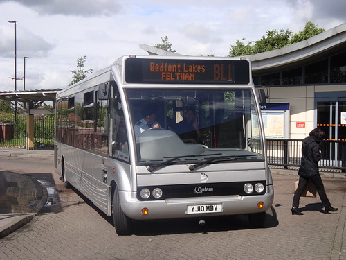 Courtney Buses YJ10MBV on Route BL1, Feltham Station