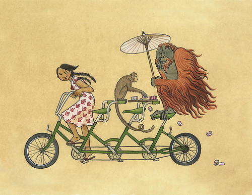 monkey on my bike