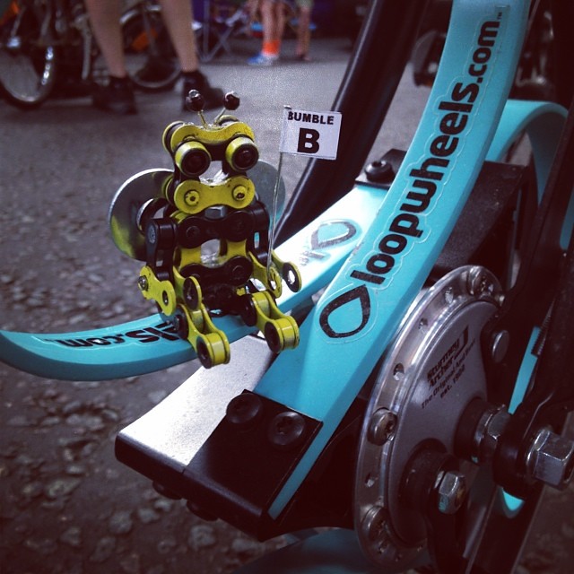 BLink checking out some development wheels #londonnocturne
