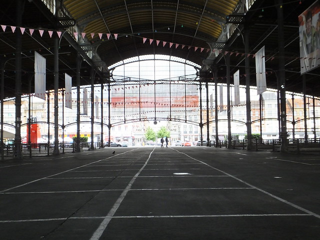 Les anciens abbatoirs, 15000 m2 vide qui vont être utilisé par l'association Cultureghem afin d'organiser des événements culturels.