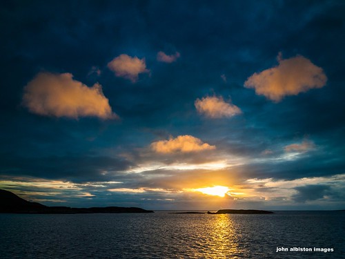 sunset west bay coast scotland sanna ardnamurchan