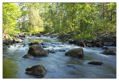 longexposure water creek flow rocks stream boulders le
