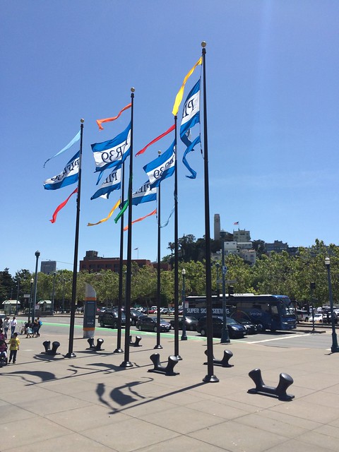 Pier 39 flags