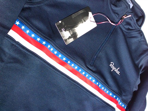 Rapha Long Sleeve Country Cycle Jersey USA America BNWT Large Navy Blue ...