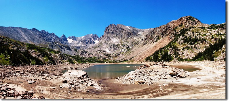 Panorama of Lake Isabelle 1