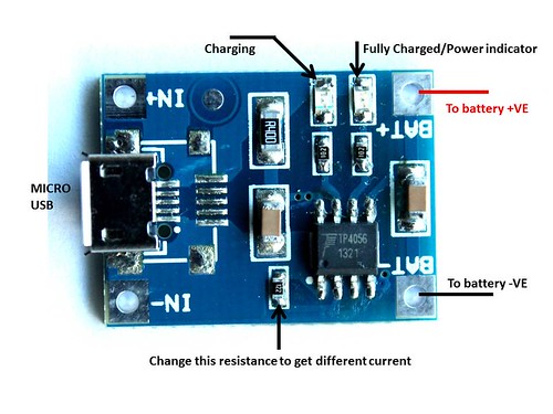 Lithium charger breakout board