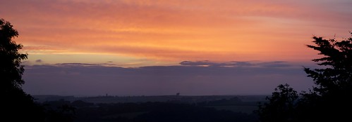 uk trees light sunset sky panorama colour church clouds landscape evening cornwall view silhouettes july vista stevemaskell 2014 helland