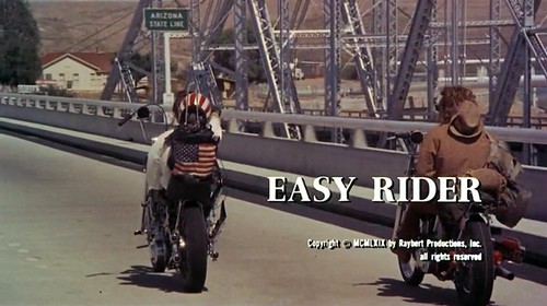 Easy Rider Filming Location - I-40 crossing the Colorado River from California to Arizona