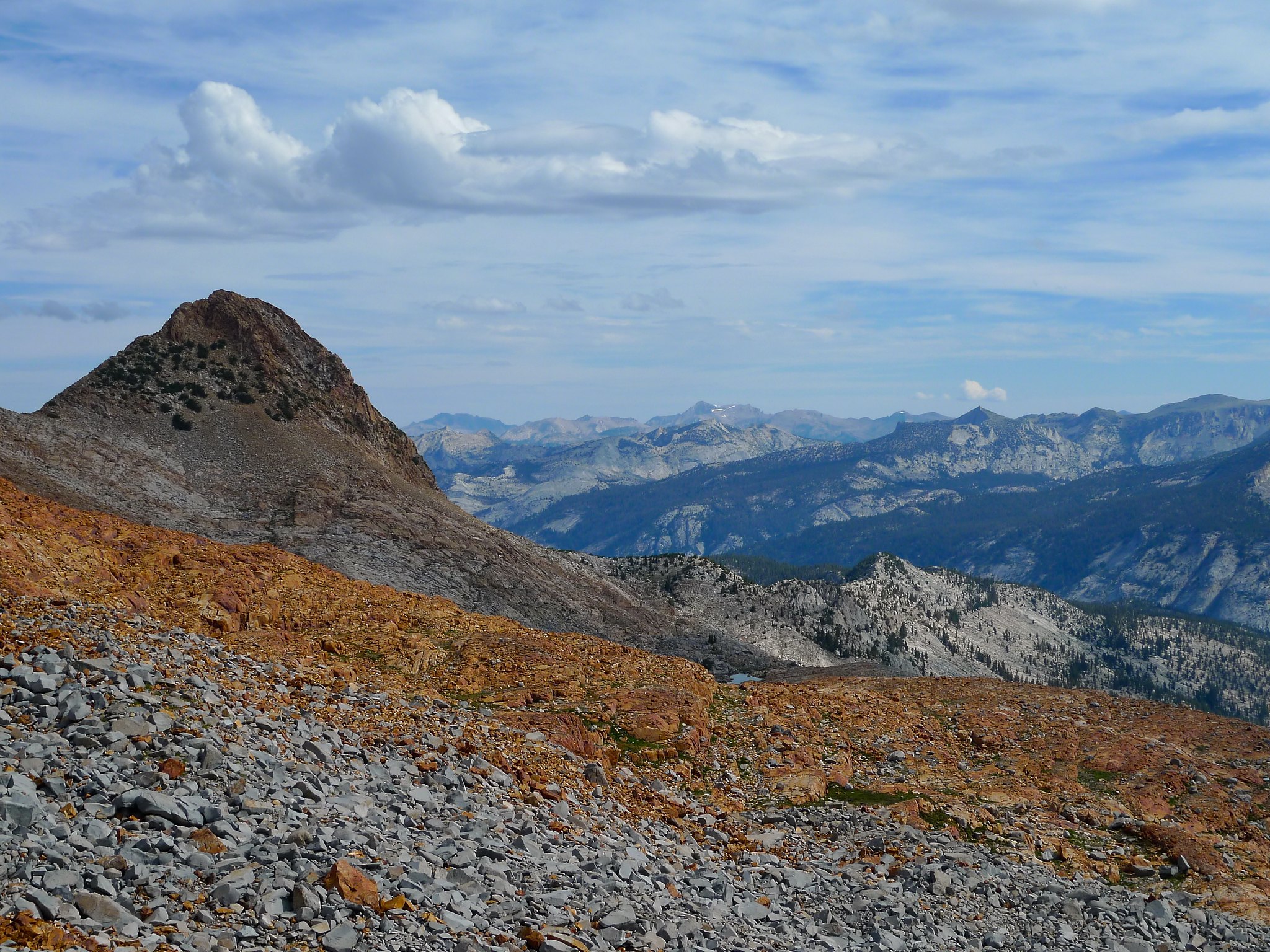 Looking northwest from Red Peak Pass