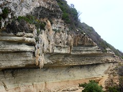 La conque de Cala di Labra et ses stalactites