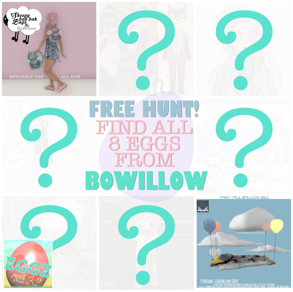 BoWillow In The Eggz Hunt Ad - SecondLifeHub.com