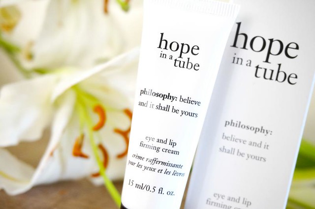 Current eye cream: Philosophy Hope In A Tube Eye and Lip