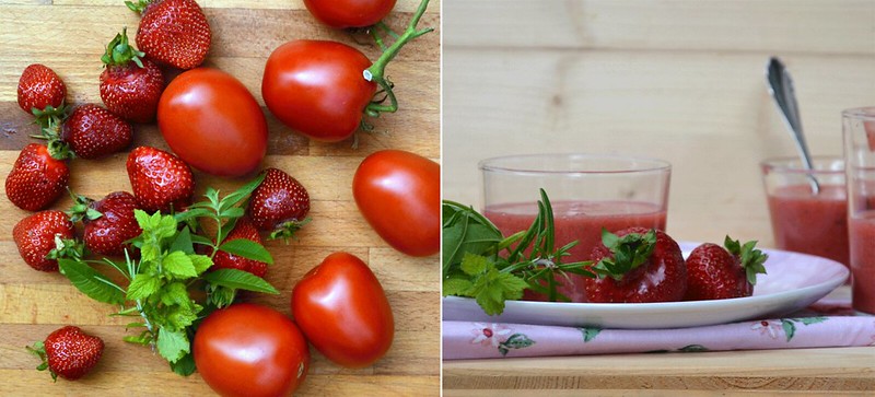 erdbeer tomaten kaltschale von gastprinzessin claudia