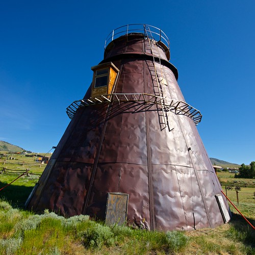 wood blue sky industry metal architecture centennial rust steel structure historic nationalforest pollution wyoming waste teepee burner beehive lumber laramie conical wigwam sawdust medicinebow