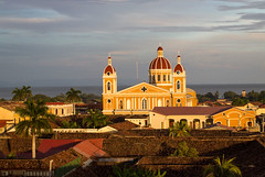 Catedral De Granada Nicaragua, at Sunset