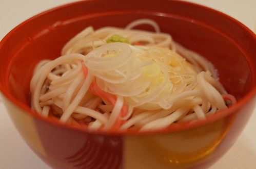 red and white noodle for commemoration