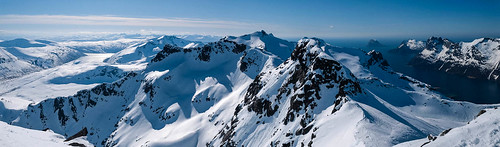 panorama mountain norway view summit utsikt fjell troms topp storsteinnestindan1017