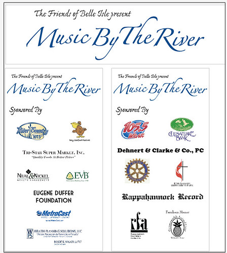 The Music by the River series is sponsored by the Friends of Belle Isle with community support.